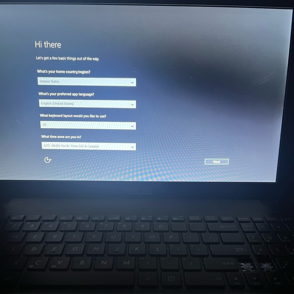 Asus Notebook laptop